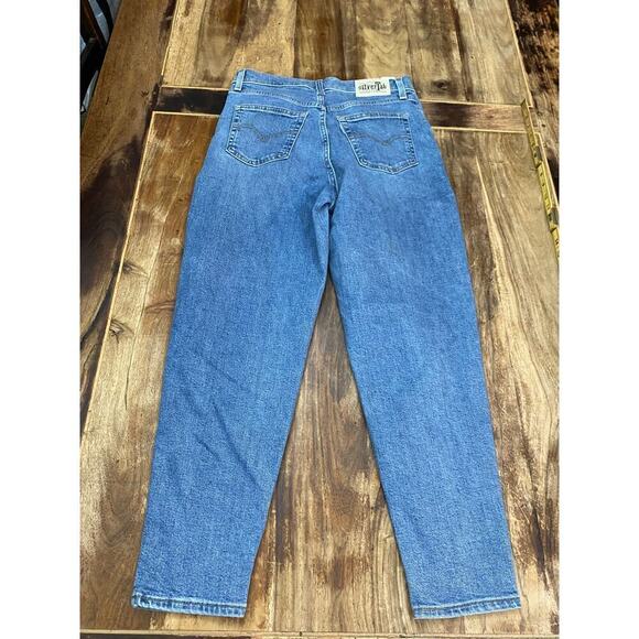 Levi's Women's Blue SilverTab™ High Waisted Mom Jeans Size 28X27 - Picture 2 of 6